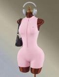 Zipper Workout Jumpsuit