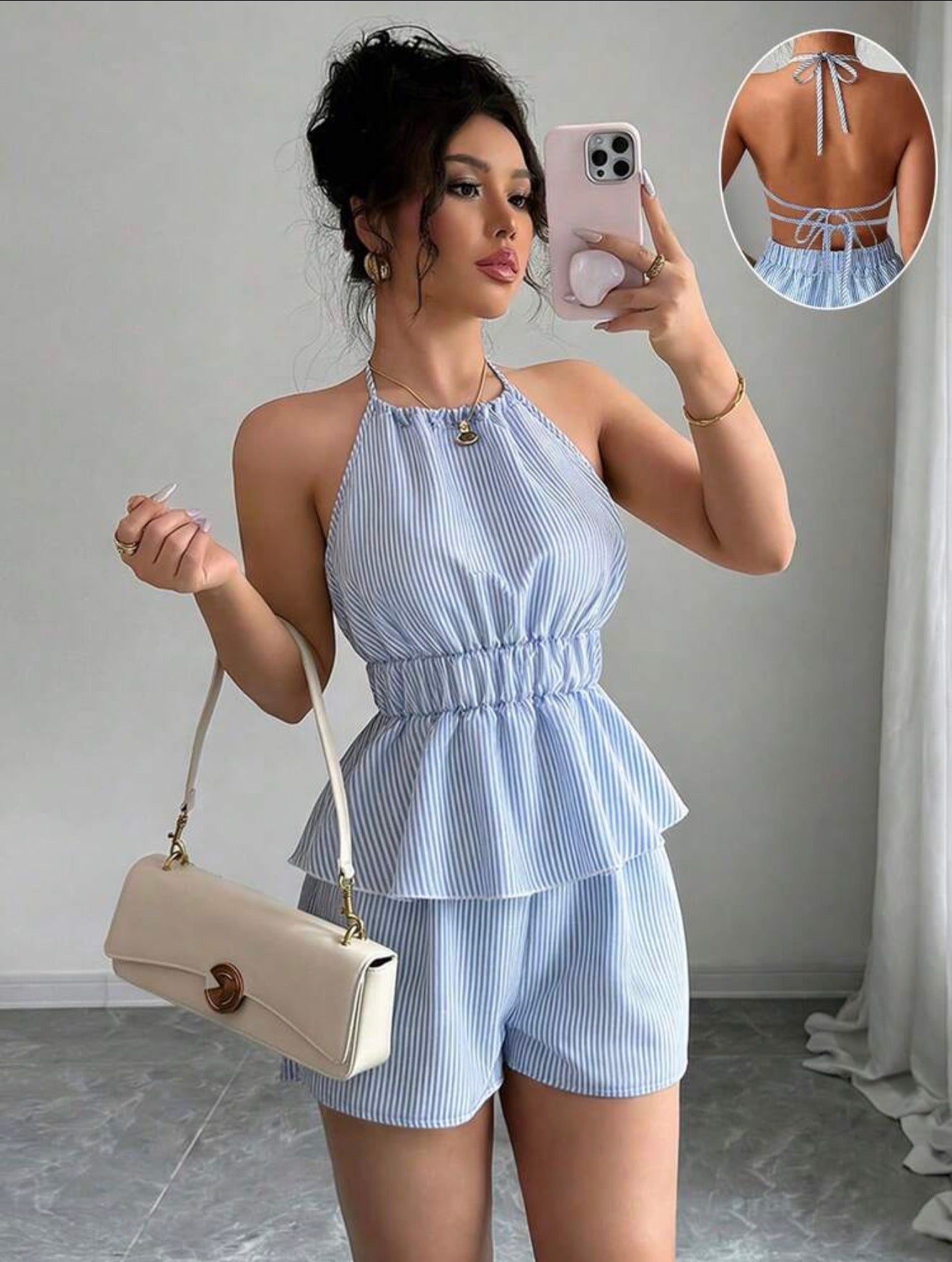 Striped 2pcs Set