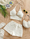 V-Neck Spaghetti Strap Top & Shorts 2PCS Set