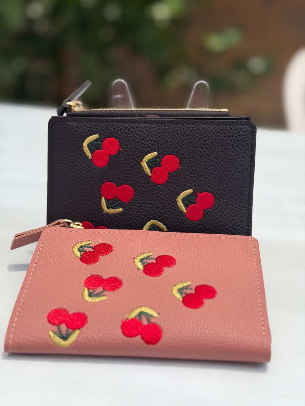 Cherry Snap Wallet