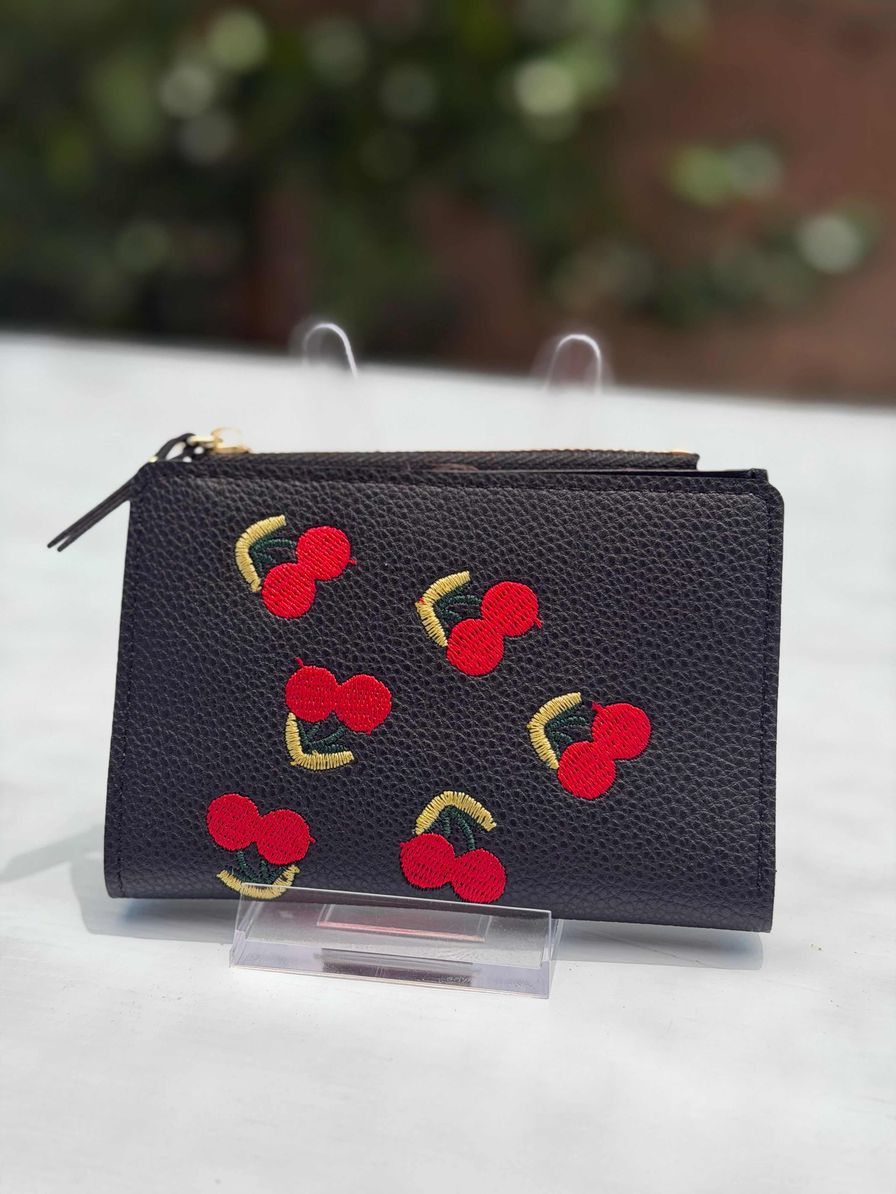 Cherry Snap Wallet