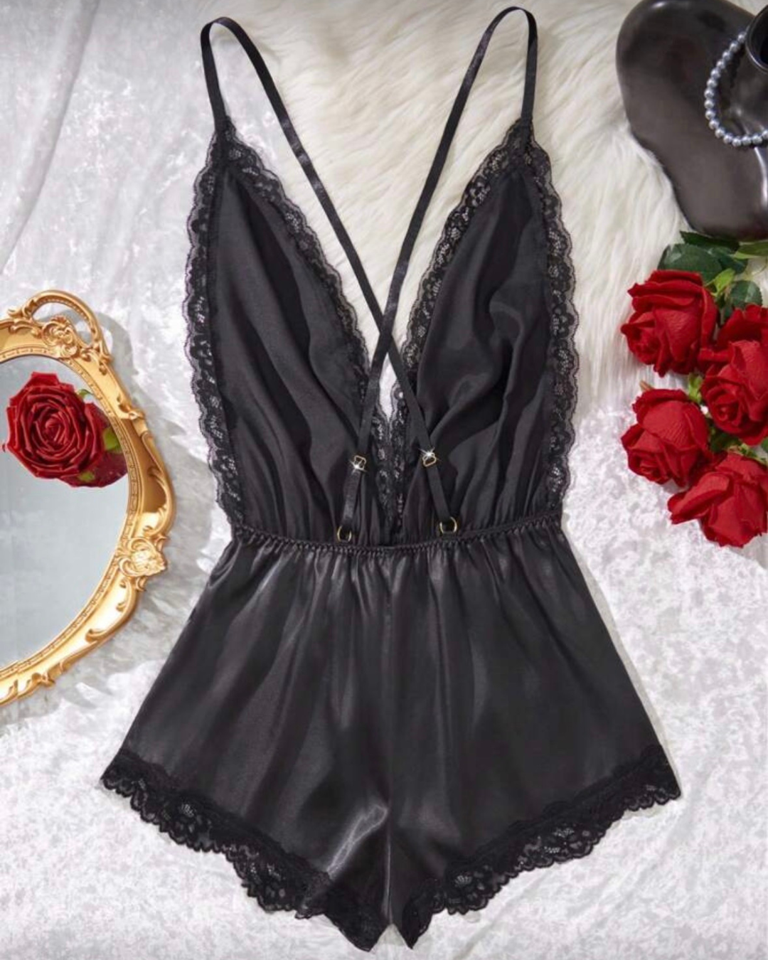 Black Lace Lingerie/Pijama