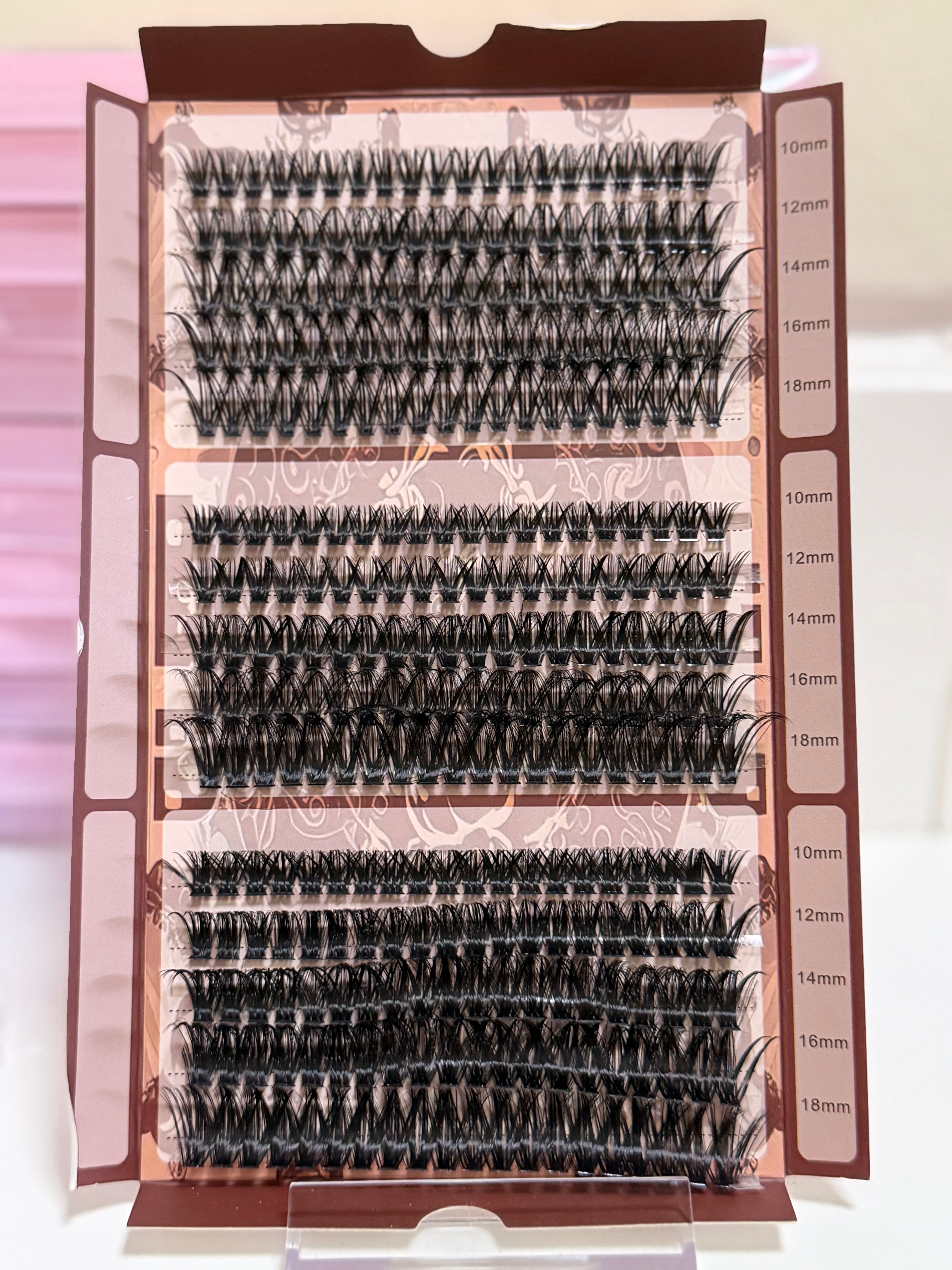 300PCS CLUSTERS CC-CURL