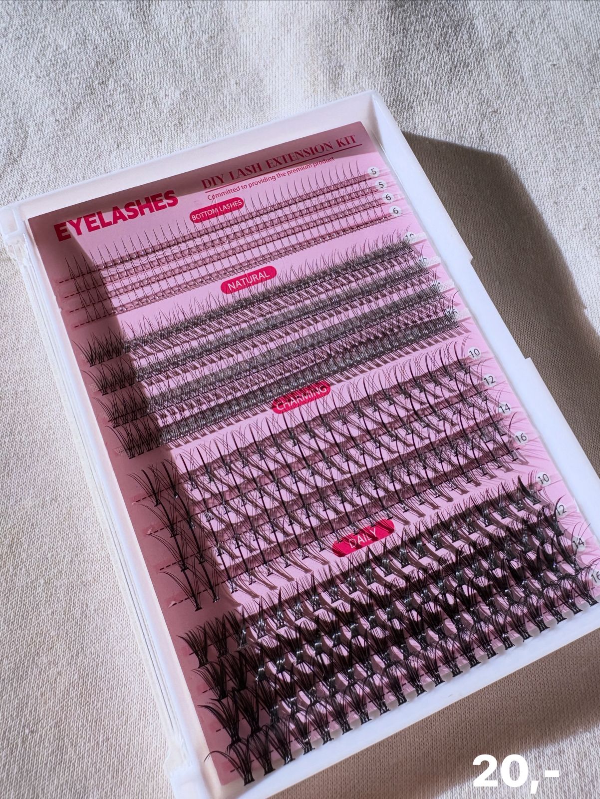 480pcs Natural/Wispy Lash Cluster