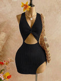 Textured Fabric Dress