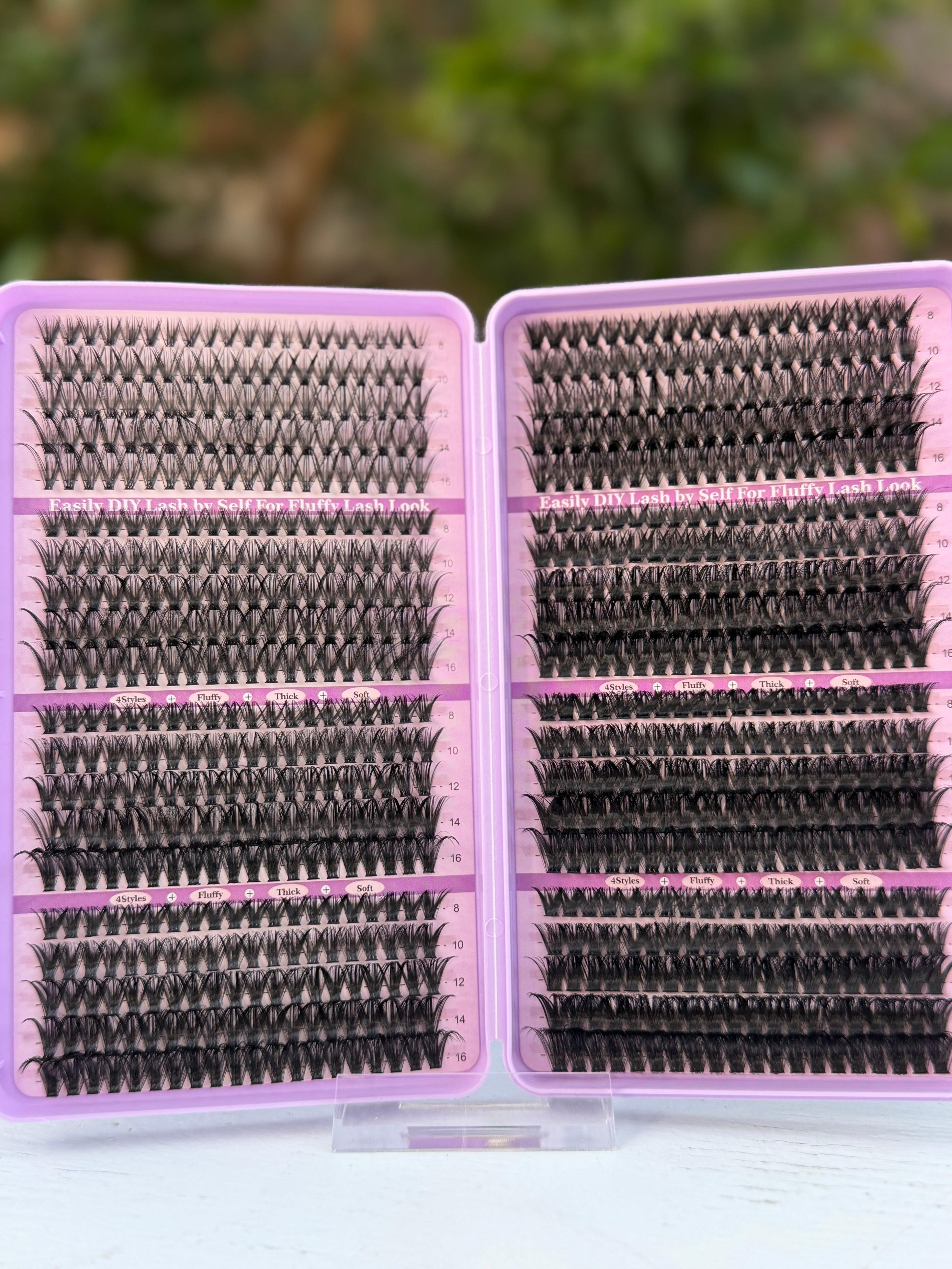 800PCS CLUSTERS D-CURL