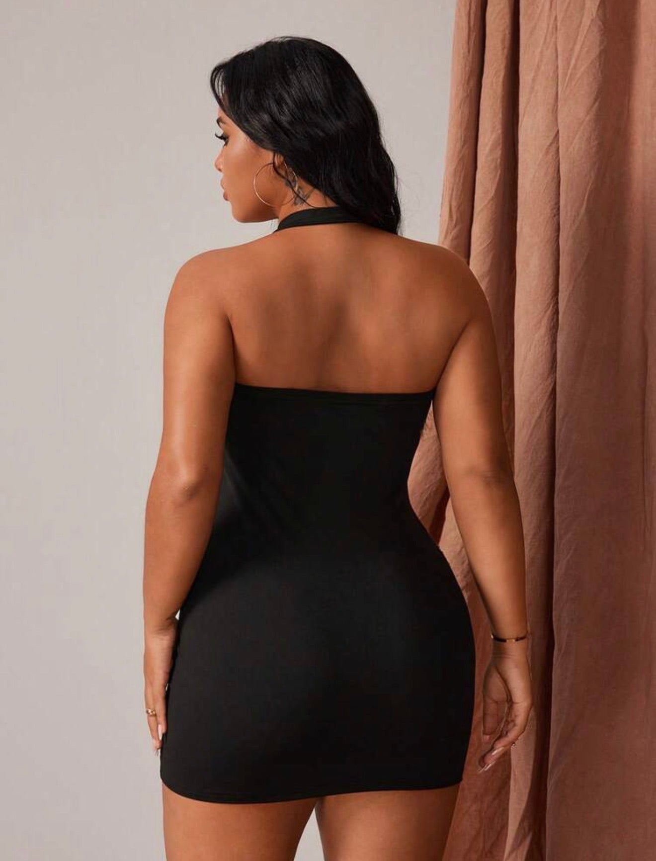 PLUS SIZE Bodycon Mini Skirt Dress