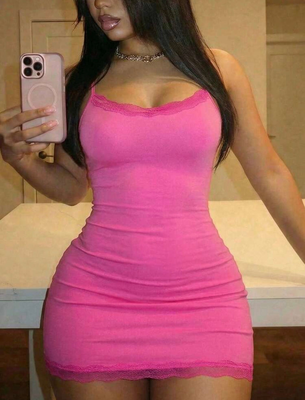 Spaghetti Strap Tight Mini Dress