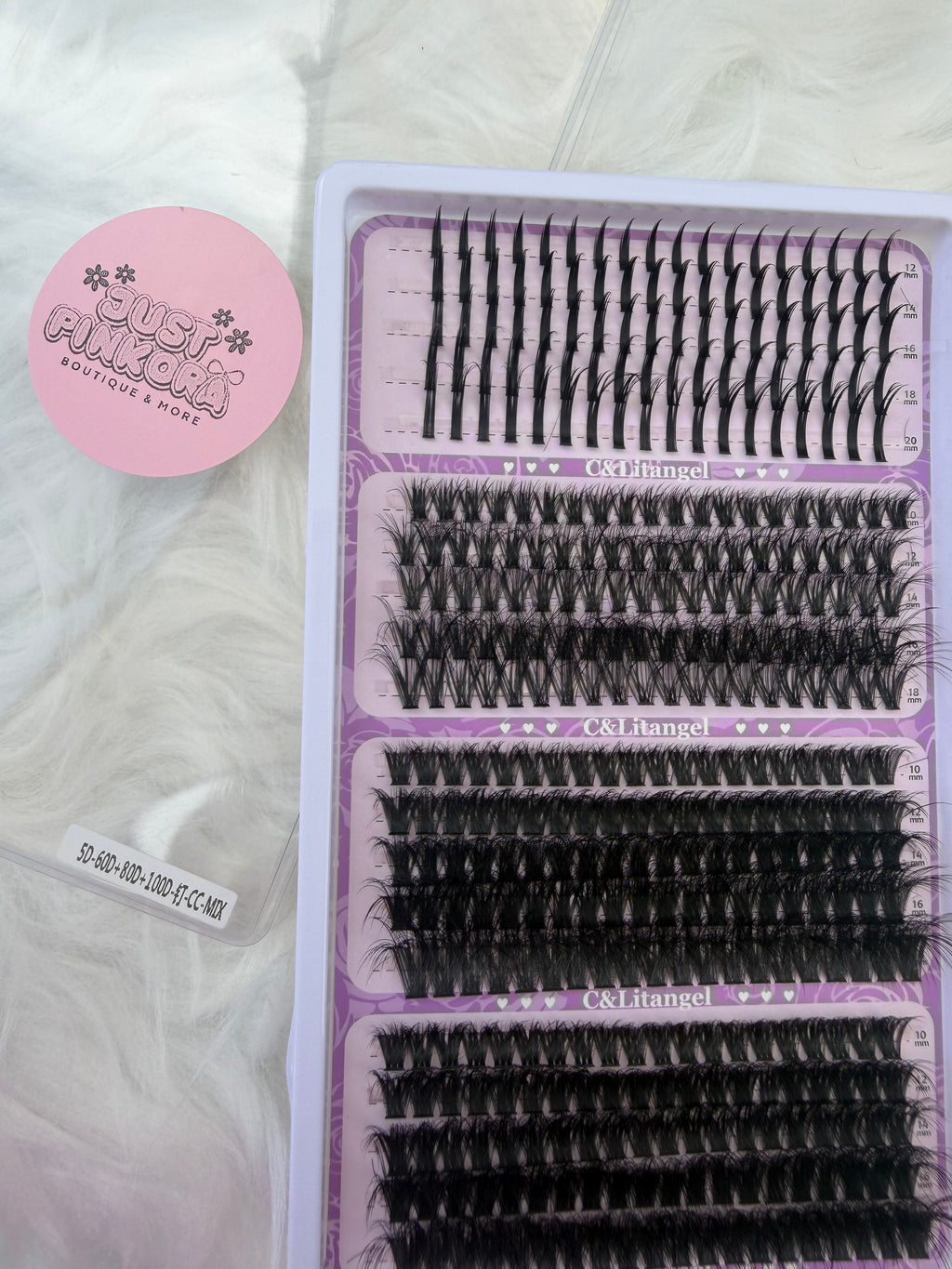 60, 80 & 100D, CC CURL + SPIKES CLUSTERS