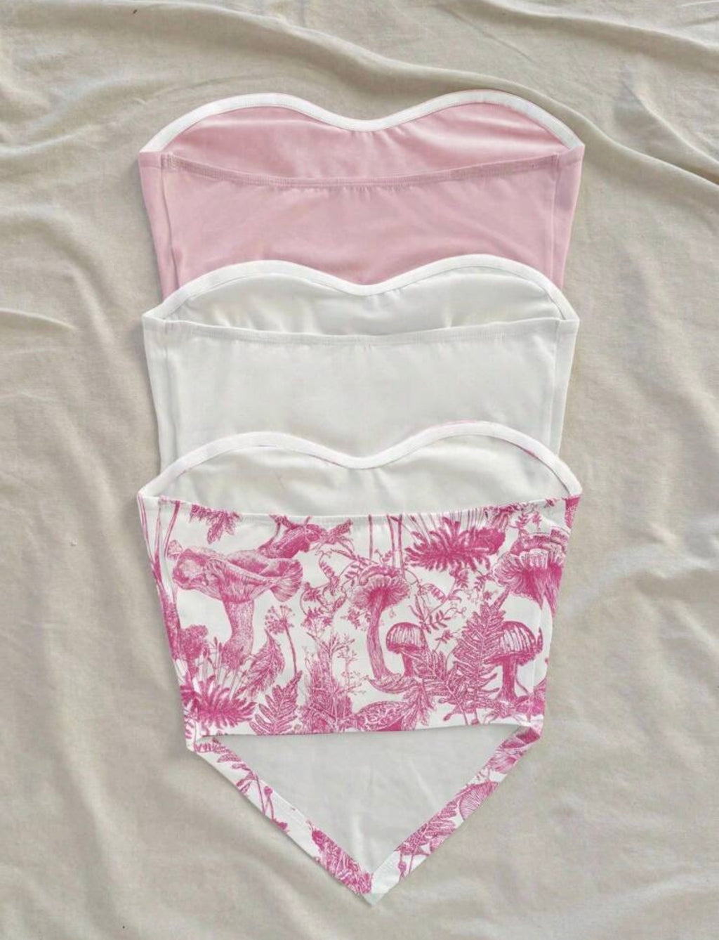3PCS Tube Tops Set
