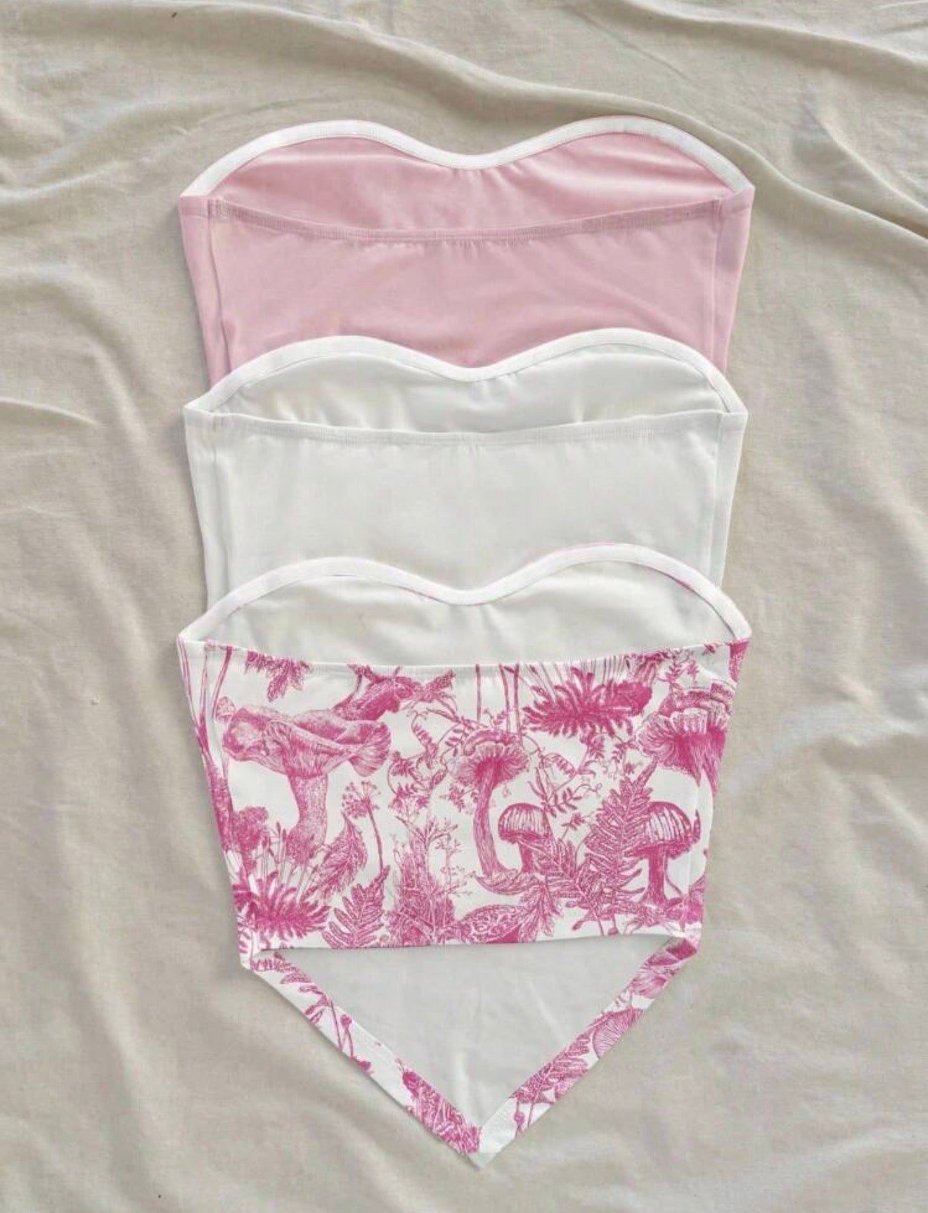 3PCS Tube Tops Set