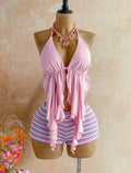 Camisole Hem Top And Mini Shorts 2PCS Set