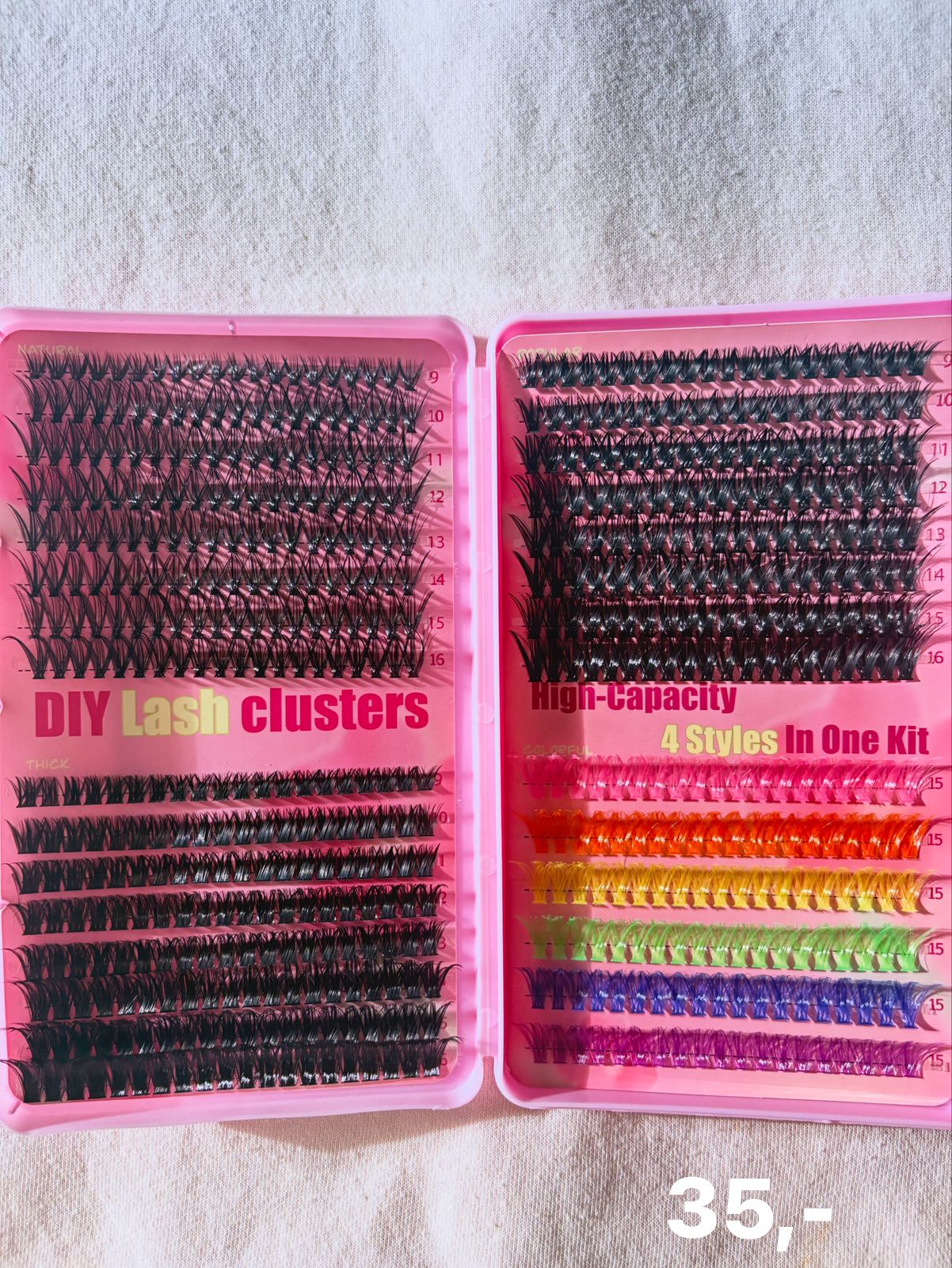600pcs Colorful Lash Clusters