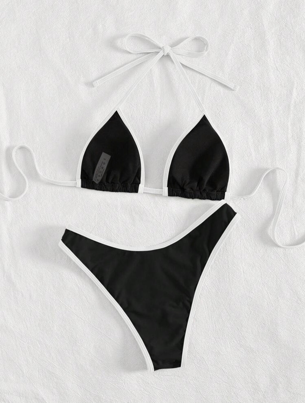 Black & White 2pcs Bikini
