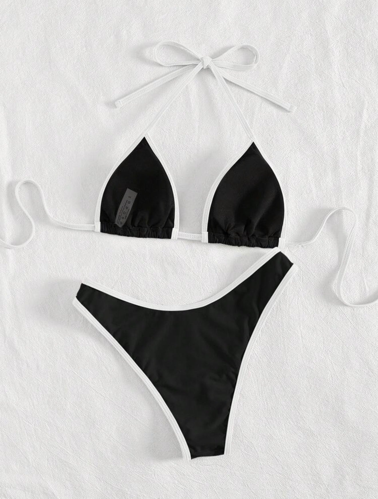 Black & White 2pcs Bikini