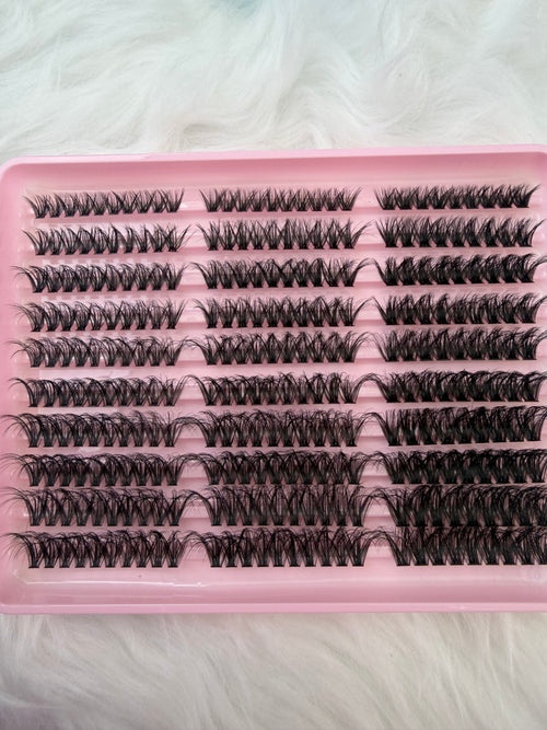 290PCS CLUSTERS C-CURL