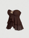 Ruffle Hem Croped Camisole