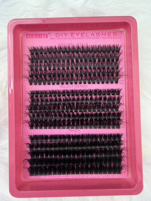 280pcs Lash Clusters C-Curl