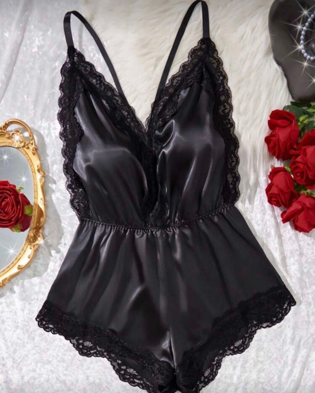Black Lace Lingerie/Pijama