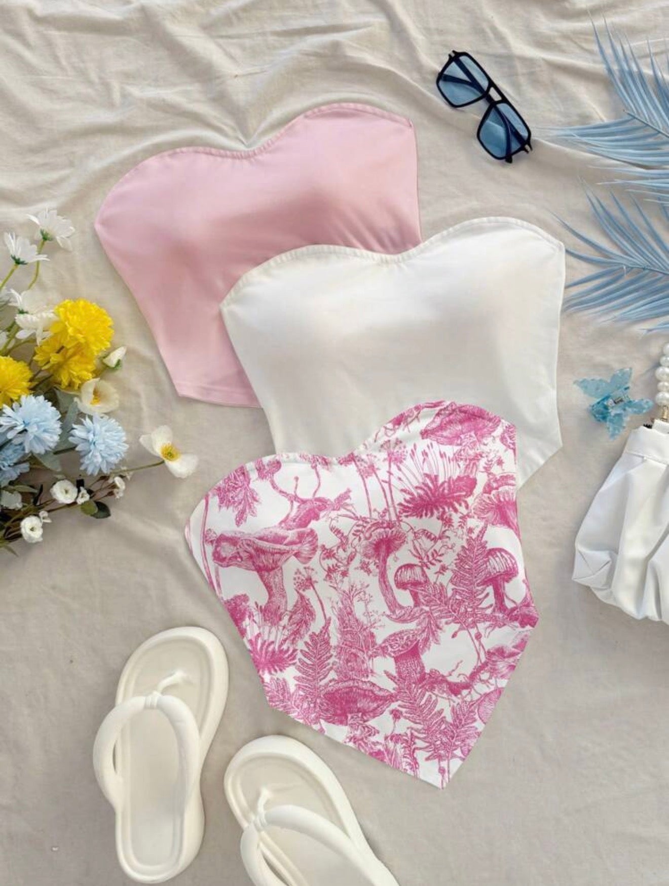 3PCS Tube Tops Set