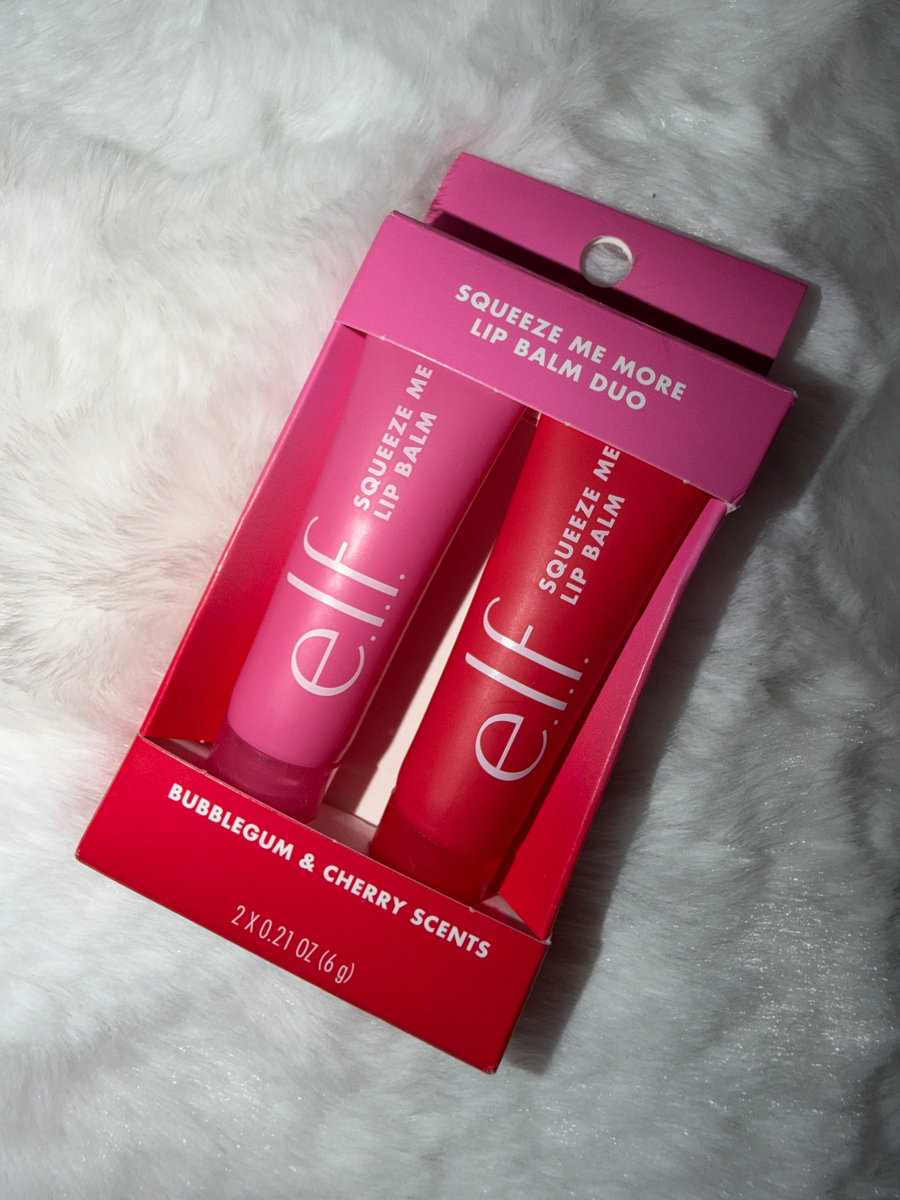 Lip Balm Duo: BubbleGum & Cherry
