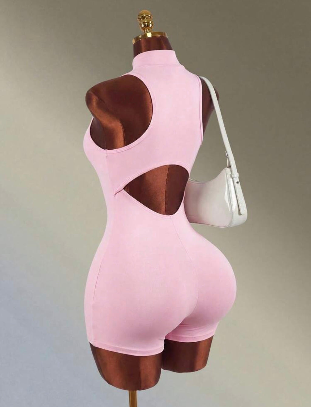 Zipper Workout Jumpsuit