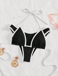 Black & White 2pcs Bikini