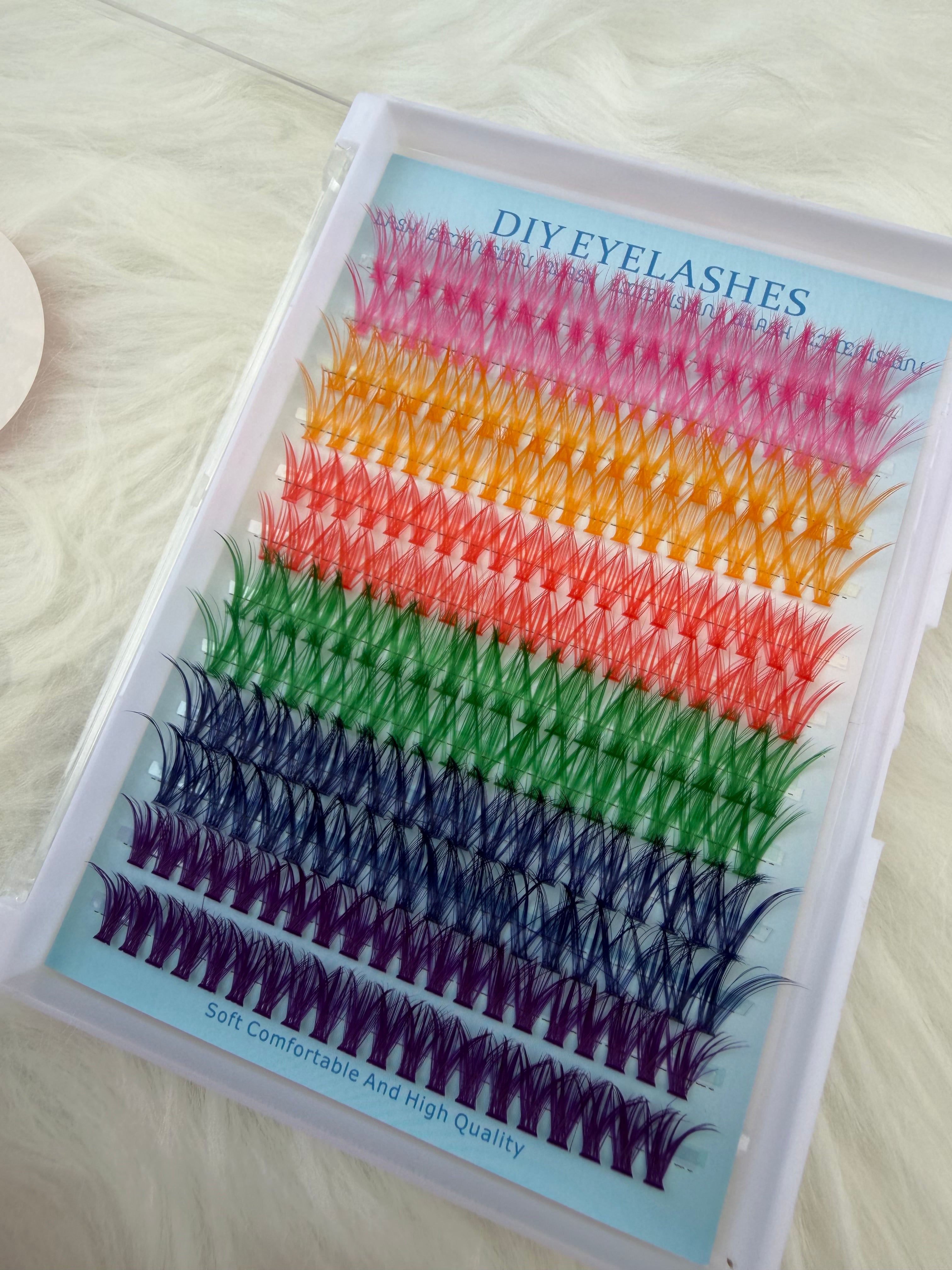 240PCS COLORED CLUSTERS