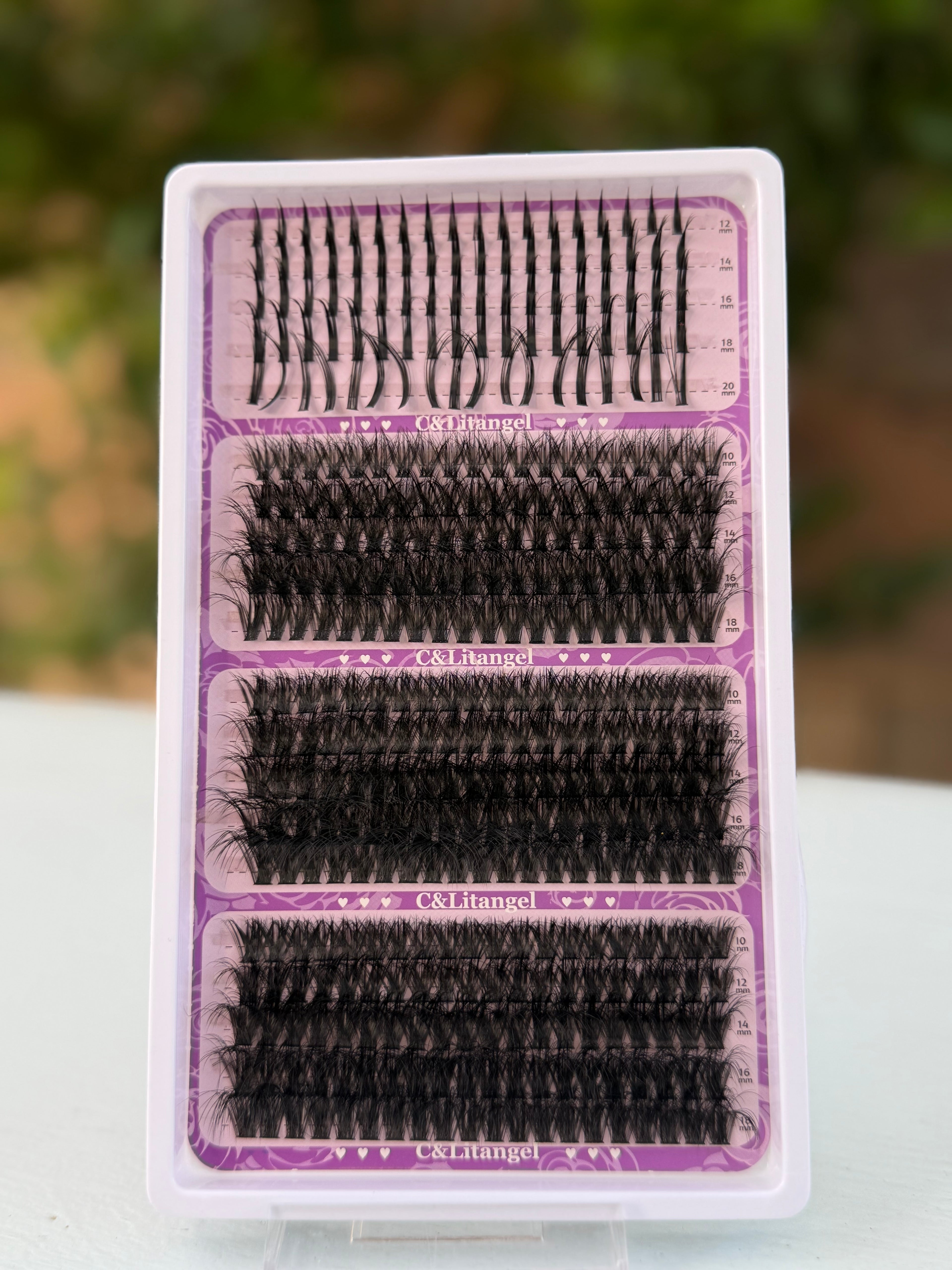 60, 80 & 100D, CC CURL + SPIKES CLUSTERS