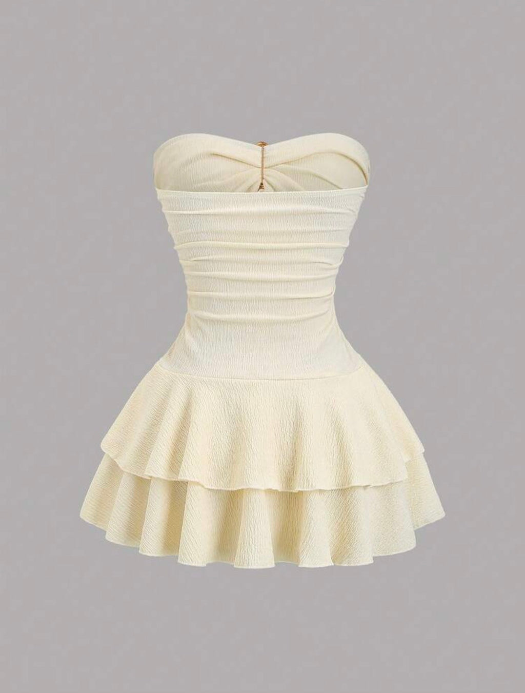Elegant Strapless Mini Dress