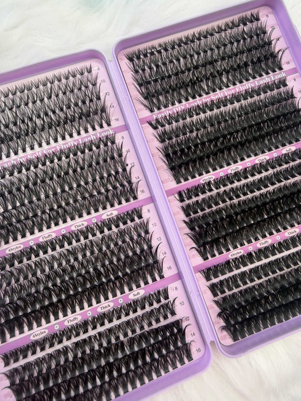 800PCS CLUSTERS D-CURL